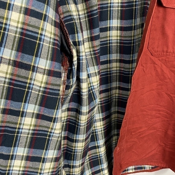 Red Head sold at Bass Pro chore jacket/shirt fleece lined 100% cotton size M - Picture 4 of 9